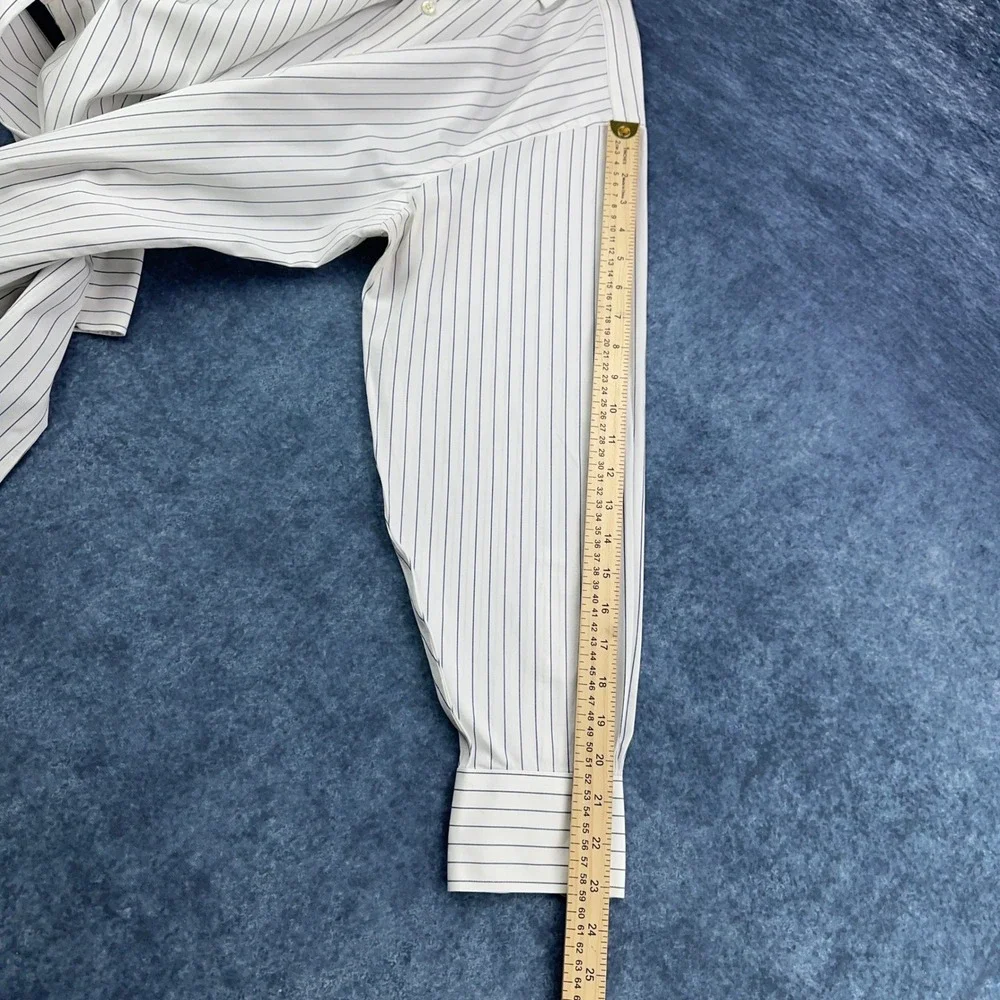Brooks Brothers Regent Fit Striped Supima Cotton‎ Non-Iron Dress Shirt 16.5 33